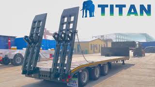New Titan Flat Type 3 Axle Lowbed Trailer low bed semi-trailer | Image 4 - Autoline