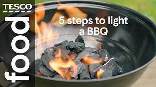 5 steps to light a BBQ