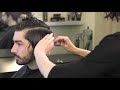 Classic Men S Medium Length Haircut With Shear Clipper