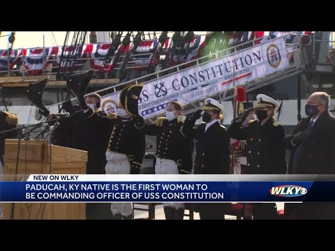 ‘Perfect leader’: Kentucky native, first woman, takes command of U.S.S. Constitution
