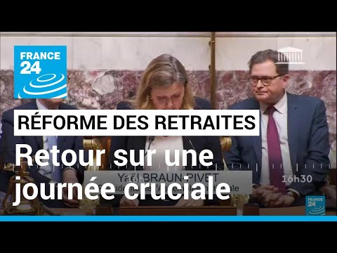 Retraites : les motions de censure rejetées, la réforme adoptée • FRANCE 24