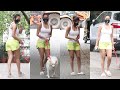 Super Exy Malaika Flaunting Her Her Hot Exy Figure IN SHORTS