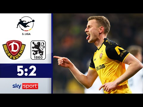 Dynamo schießt die Löwen ab! | Dynamo Dresden - TSV 1860 München | Highlights - 3. Liga 2024/25