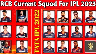 IPL 2023: Royal Challengers Banglore (RCB) Team Confirm Current Squad & Playing 11 For IPl 2023 |rcb