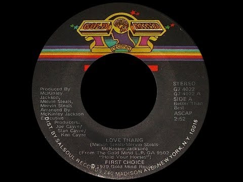First Choice ~ Love Thang 1979 Funky Purrfection Version