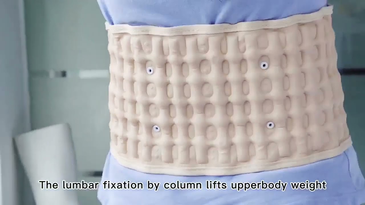 Декомпресійний надувний пояс Бандаж для попереку з насосом Пневмокорсет - Фото 2