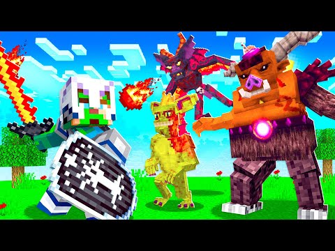 BECOMING A MONSTER HUNTER IN MINECRAFT! (powerful)