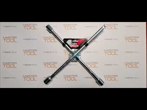 Ключ для коліс хрестоподібний YATO 17х19х21x1/2" зміцнений  [10]