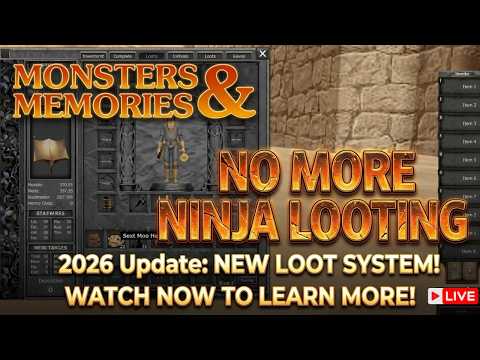 No More Ninja Looting! Monsters & Memories March Beta Launch Details