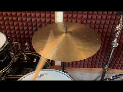 Used Timothy Roberts Half Flat 20" Ride 1845g w/ video demo of actual cymbal for sale image 3