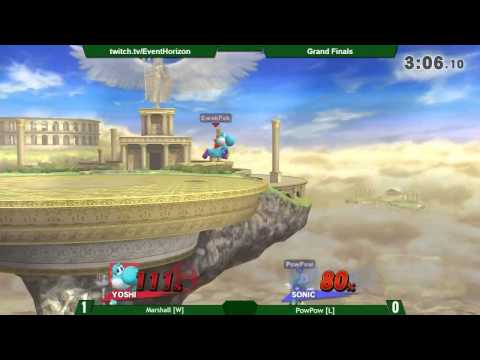 Construct 30 - Marshall (Diddy) vs PowPow (Sonic) - Smash 4 Grand Finals