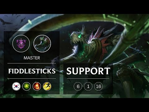 Fiddlesticks Support vs Pyke - KR Master Patch 9.4