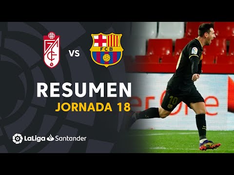 Gols e lances de Granada x Barcelona