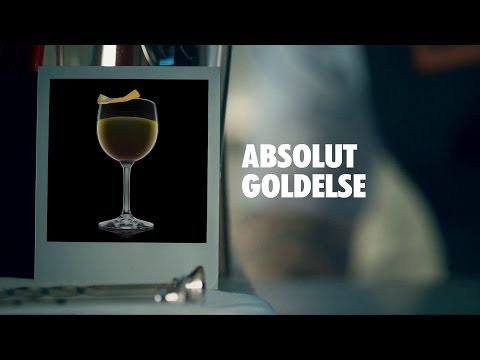 ABSOLUT GOLDELSE DRINK RECIPE - HOW TO MIX