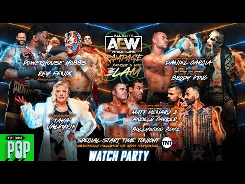 AEW Rampage St. Patrick's Day Slam 3/17/23 Full Show Live Stream Watch Party - Taya Valkyrie - Hobbs