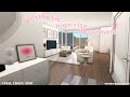 aesthetic high rise apartment | 100k | bloxburg speedbuild | lovelyjules