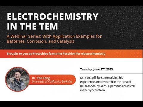 Webinar #9 - E-chem for TEM 101: E-chem for TEM: Studying Catalysts, Part 3