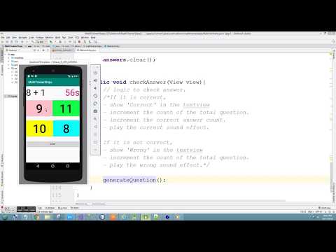 Simple Math App With Android Studio Version 1 Free Source Code