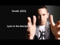 Eminem- Farewell lyrics In The Description (2013 ...