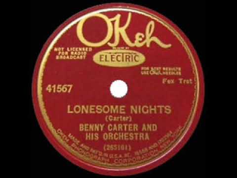 1933 Benny Carter - Lonesome Nights