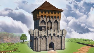 Minecraft How to Build STARTER CASTLE