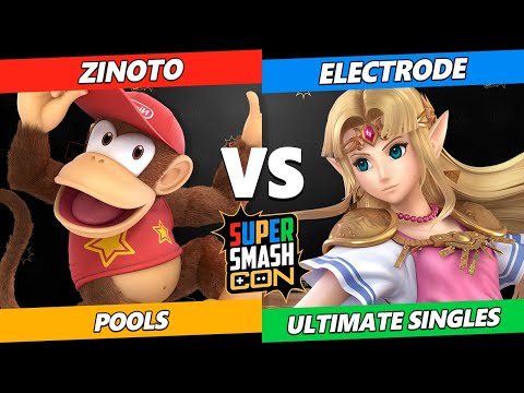 SSC 2022 - Zinoto (Diddy Kong) Vs. Electrode (Zelda) Smash Ultimate Tournament