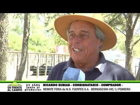 DE FRENTE AL CAMPO junto al SECTOR PRODUCTIVO PAMPEANO - RICARDO SUBIAS   -