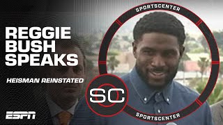 Reggie Bush speaks on getting his Heisman Trophy back 🏆 | SportsCenter