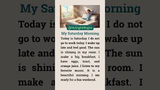 My English Saturday! ☀️ (Weekend Shadowing) #learnenglish #speakenglish #shadowing