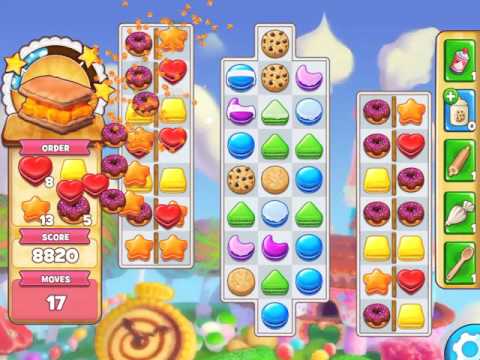 Cookie Jam Level 989 - 3 stars