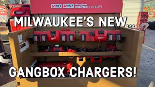 Milwaukee Job Site GangBox Rapid Chargers