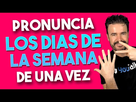📅Pronunciación de los DÍAS de la SEMANA en INGLÉS (lección definitiva)