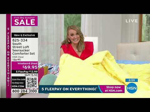 South Street Loft Seersucker Comforter Set