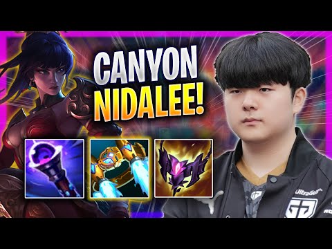 CANYON DOMINATING WITH NIDALEE! - GEN Canyon Plays Nidalee JUNGLE vs Poppy! | Season 2023
