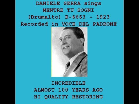 DANIELE SERRA - MENTRE TU SOGNI - BOA QUALIDADE - 1923