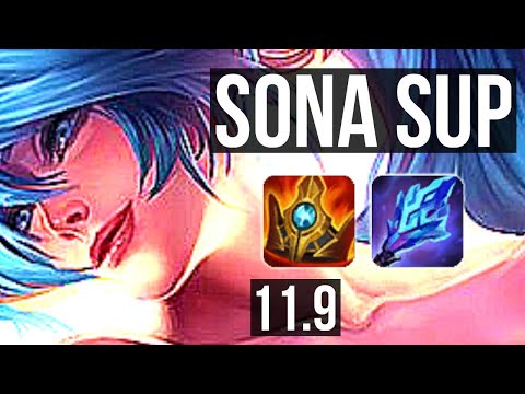 SONA & Miss Fortune vs JANNA & Ashe (SUPPORT) | Rank 2 Sona, 3/1/4 | EUW Challenger | v11.9