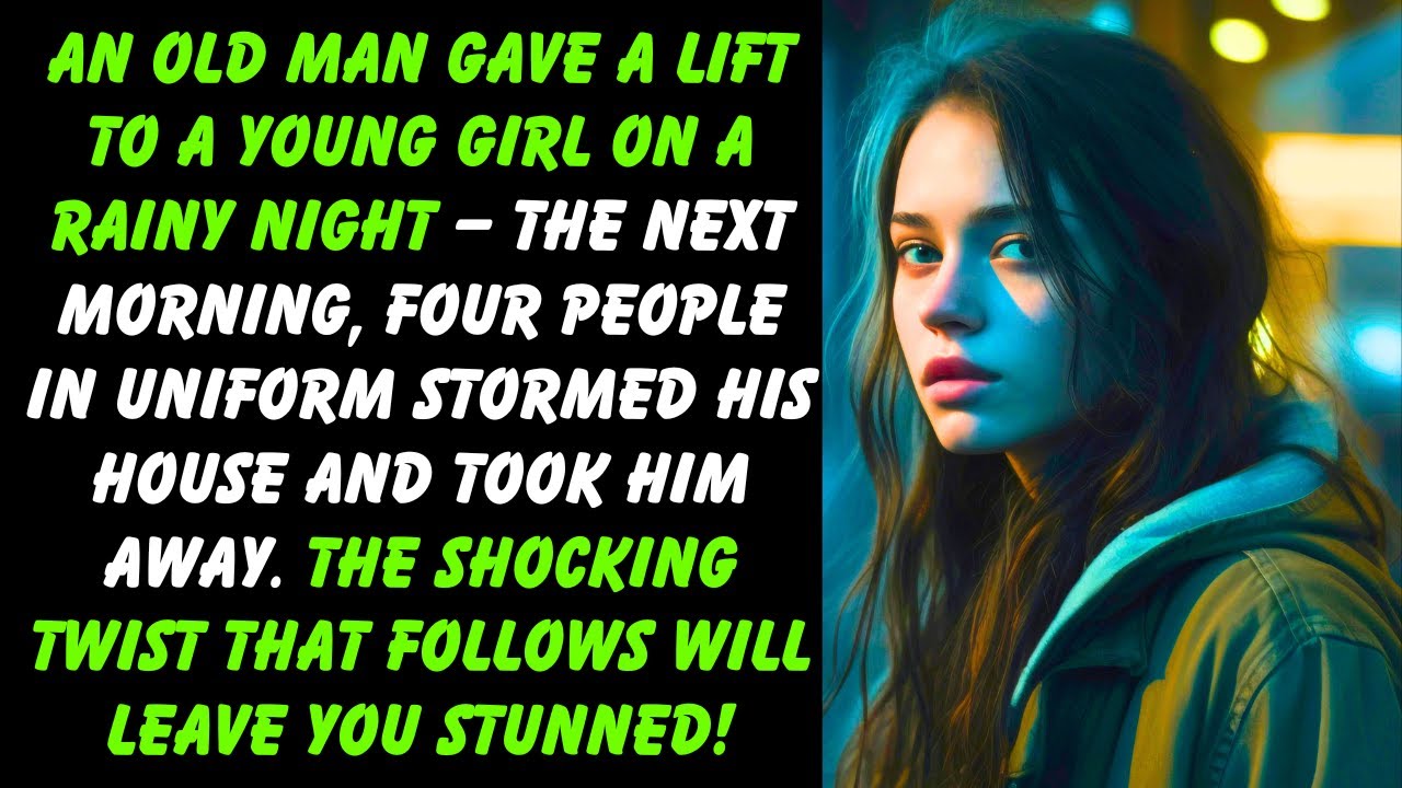 An old man gave a lift to a young girl on a rainy night. The next morning, a shocking twist left ...