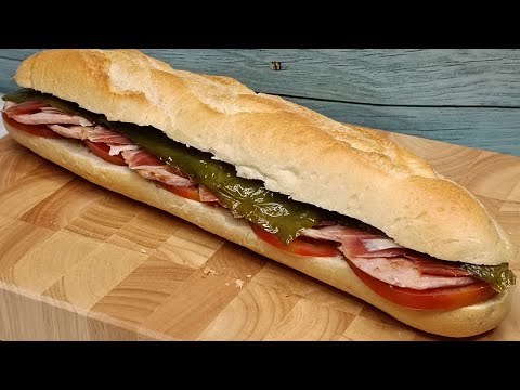 Serranito. Bocadillo de lomo de cerdo al Estilo Andaluz..💥💥