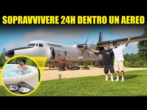 SOPRAVVIVERE PER 24H IN UN HOTEL COSTRUITO DENTRO UN AEREO - È IL POSTO PIÙ INCREDIBILE DI SEMPRE!
