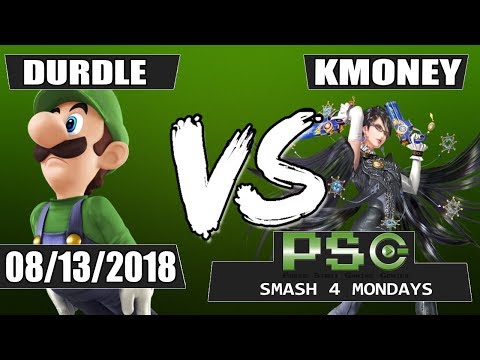 PSG Smash 4 Mondays: Durdle (Luigi/Villager) vs KMoney (Bayonetta/Samus) - Winners Qtrs