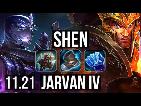 SHEN vs JARVAN IV (TOP) | Rank 3 Shen, 8/4/19, Legendary | TR Challenger | v11.21