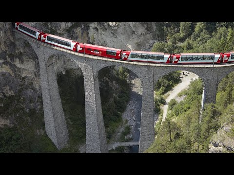 Traumhafte Bahnstrecken der Schweiz – Im Glacier Express von Zermatt nach St  Moritz