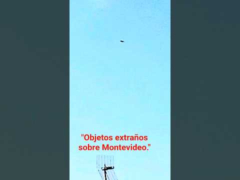 Objetos voladores no identificados. Barrio Belvedere, Montevideo. #ovnipress #ovnis2026 #misterio