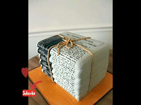 Newspaper Unusual Trending White Chocolate Forest Cream CAKE