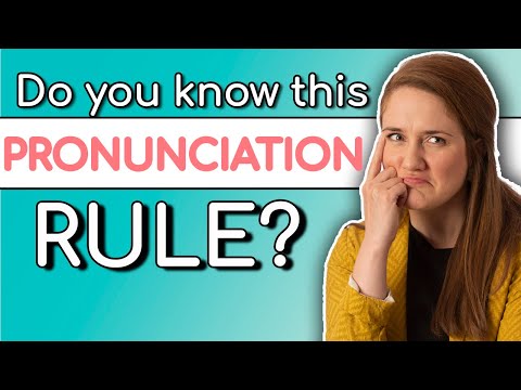 Pronunciation Rules in English- The Two Vowel Rule