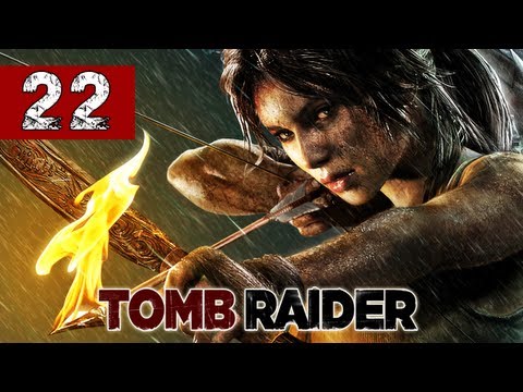Tomb Raider Gameplay Walkthrough - Part 22 - Love This Bow and Arrow - Lets Play Commentary (2013)