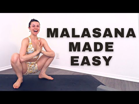 Malasana Yogi Squat Tutorial For Beginners