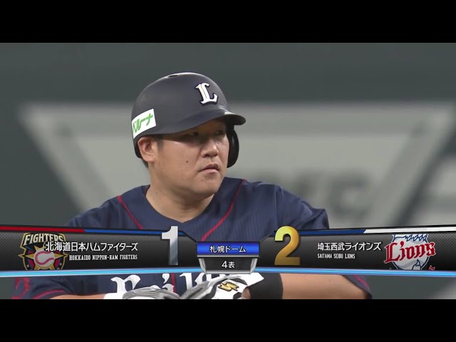 【4回表】ライオンズ・中村 フェンス直撃の2点タイムリー2ベースで逆転!! 2019/7/3 F-L