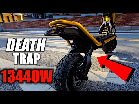 69 MPH World's Most Dangerous Electric Scooter KING GTR Review!