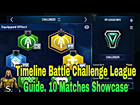 Information On Challenge League in Timeline Battle | 10 Matches Gameplay Guide - Marvel Future Fight